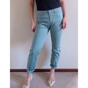 Mango Green Trousers